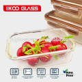 high quality pyrex wholesale glass storage lunch box food packaging with cover